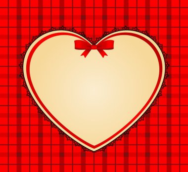 Hearts on the background clipart