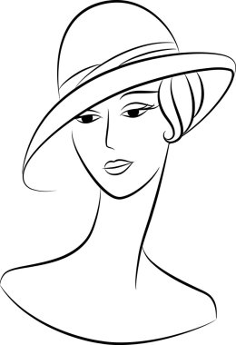 Vintage fashion clipart