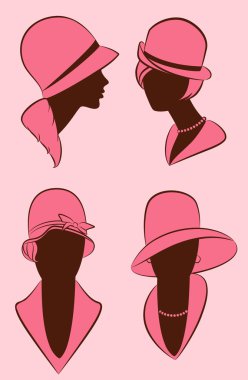 Vintage moda kız
