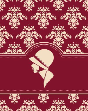 Vintage fashion clipart