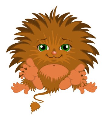 Funny little animal clipart