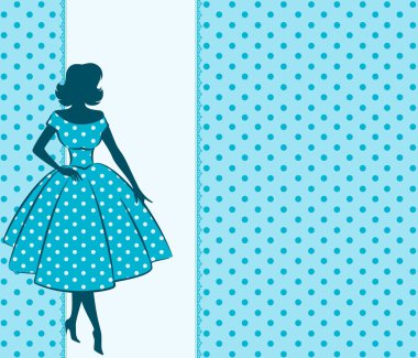 Vintage fashion clipart