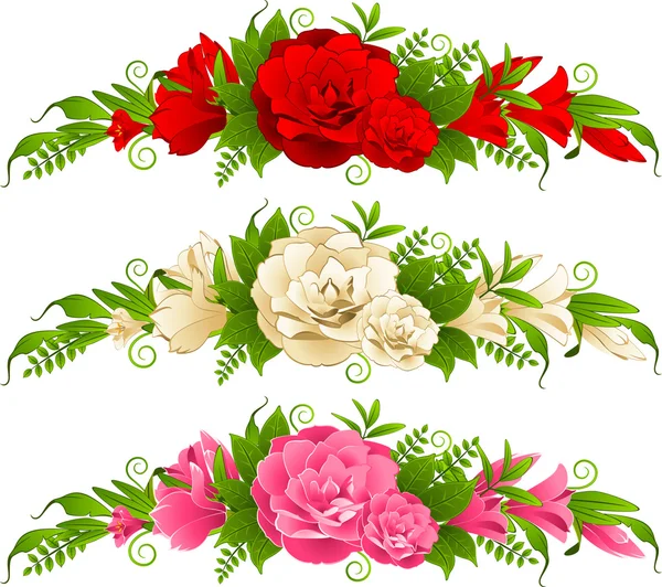 Background with flowers — Stock Vector