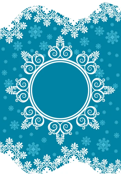 Snowflake winter background. — Stock Photo, Image