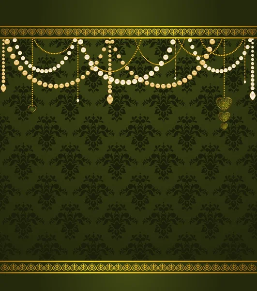 Vintage tapestry background. Vector — Stock Vector
