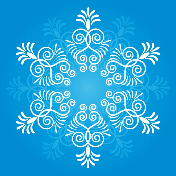 Snowflake winter background. — Stock Photo, Image