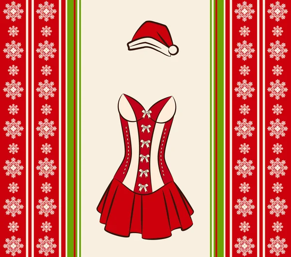 Vánoční spodního prádla pro sexy Sněhurka. — Stock fotografie