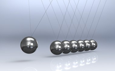 Newtons cradle clipart