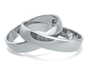 Wedding rings clipart