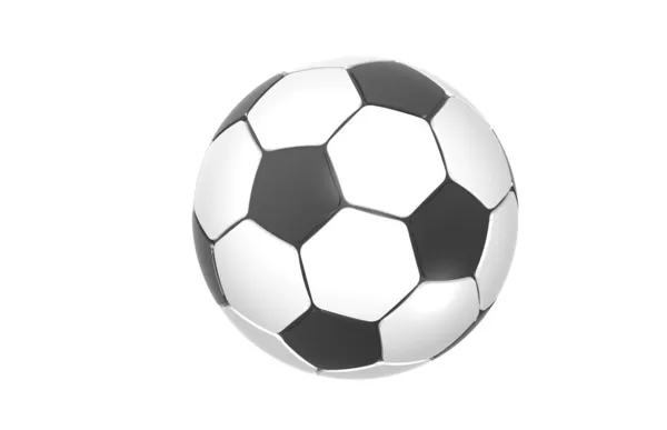 Футбол, футбольним м'ячем . — стокове фото