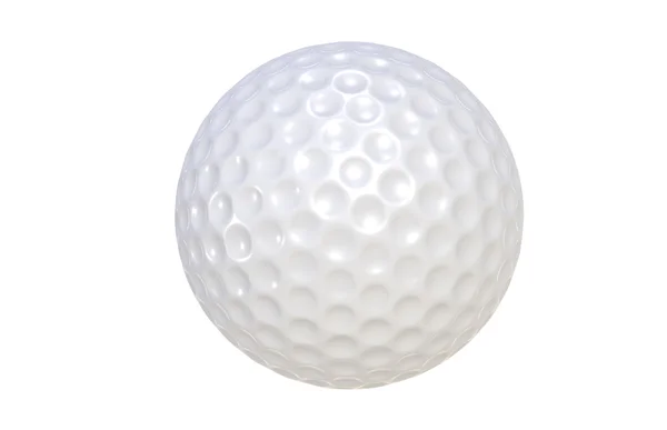Bola de golfe branco isolado — Fotografia de Stock