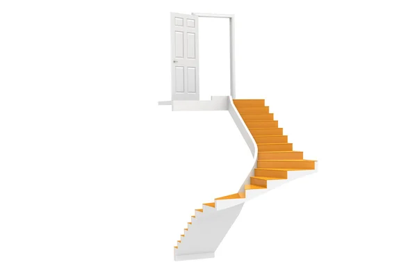 Escadas até Copiar-Espaço — Fotografia de Stock