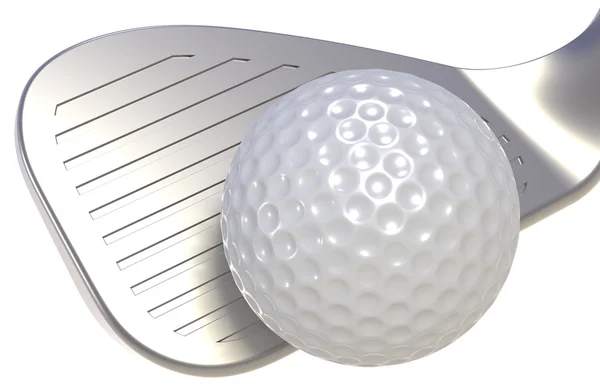 GOF club och golf ball. — Stockfoto