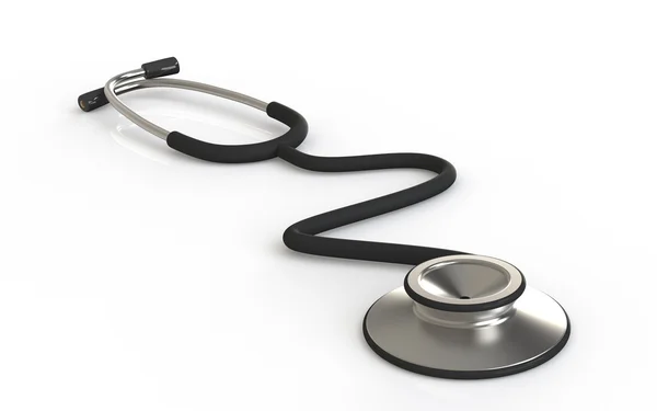 Stethoscope. Perspective view af a Stethoscope. — Stock Photo, Image