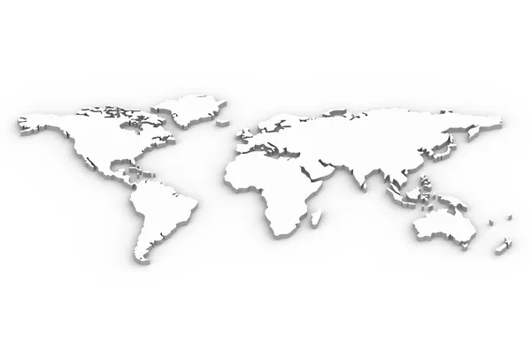 World Map. — Stock Photo, Image
