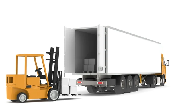 Loading the Truck — Stock Photo, Image