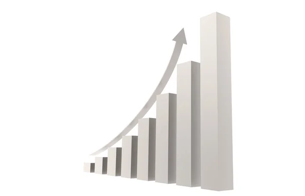 Üzleti grafikon. — Stock Fotó