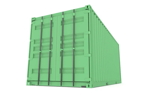 Container-Öko. Teil der Lager- und Logistikserie — Stockfoto