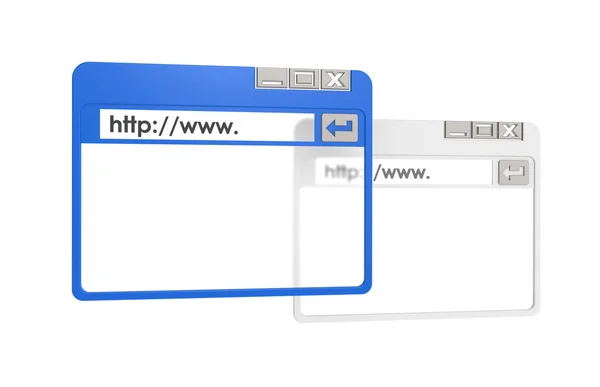 Janela do navegador, abstrato — Fotografia de Stock