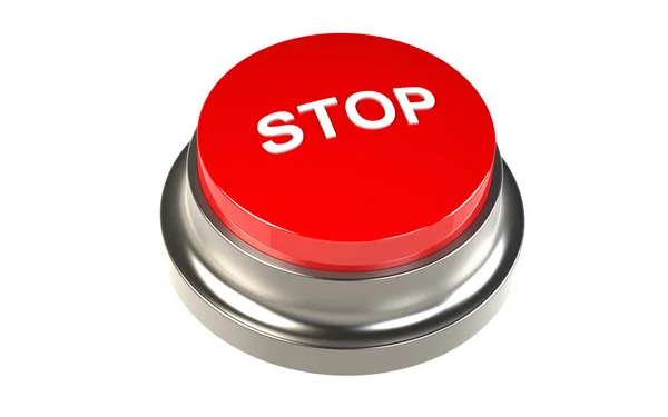 Button for Stop. — Stock Photo, Image
