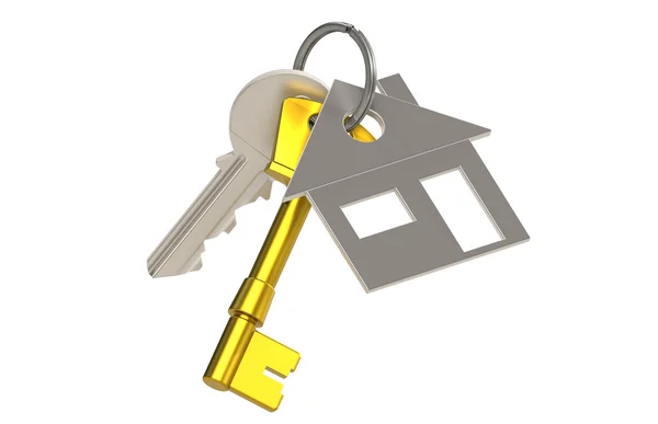 Дом и ключи — стоковое фото