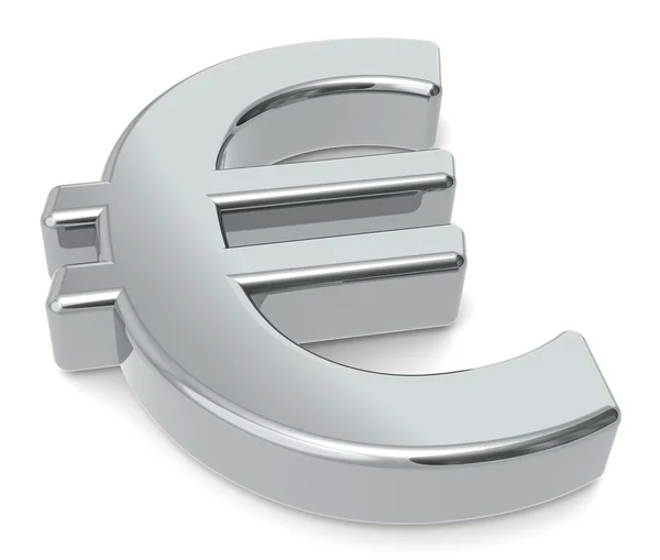 Символ евро — стоковое фото