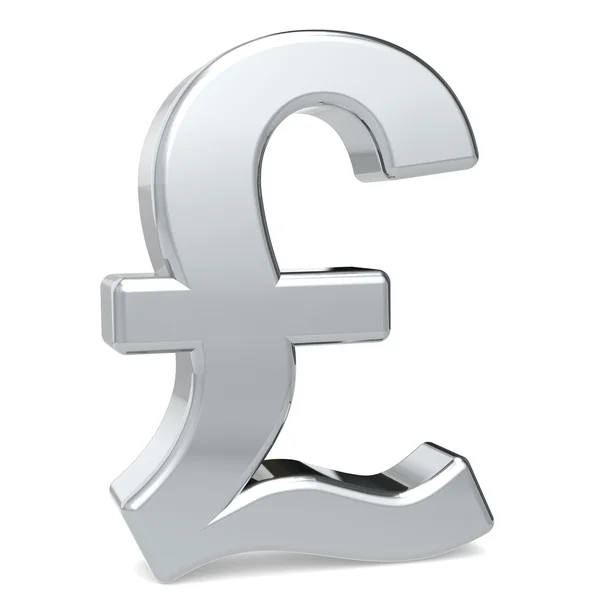 Symbol für das britische Pfund — Stockfoto