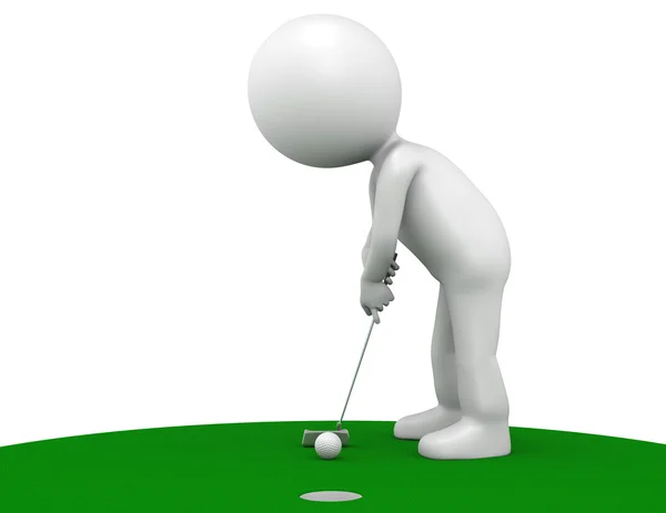 O golfista — Fotografia de Stock