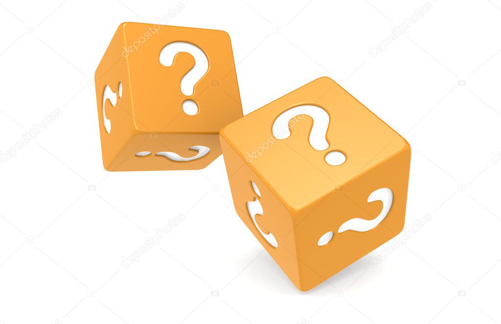 Dice with Question Mark.