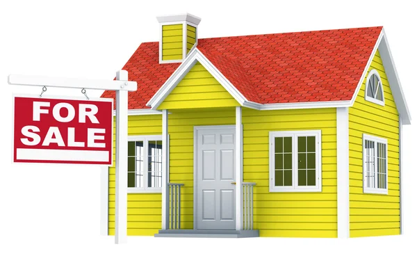 Huis te koop. — Stockfoto