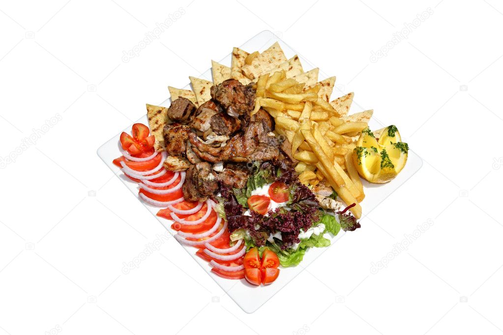 Greek mixed grill
