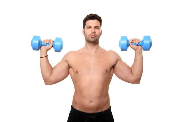 Jonge man fitness instructeur — Stockfoto