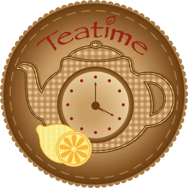 stock vector Teatime
