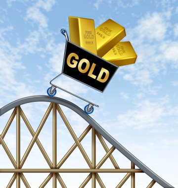 Lower Gold prices clipart