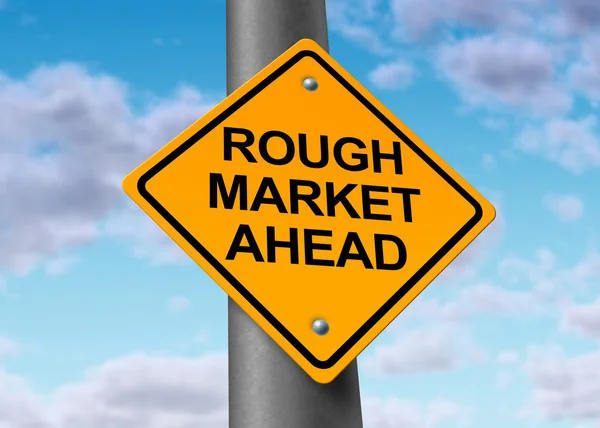 Rough market ahead — Stock Photo, Image