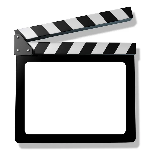 Blank Film slate or clapboard — Stock Photo, Image