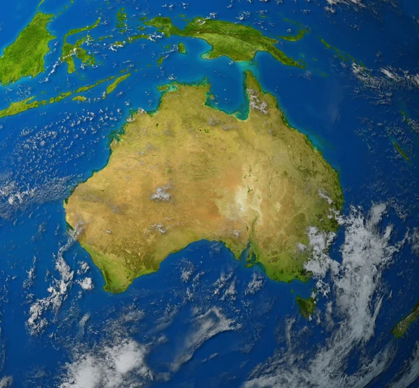 stock image Australia map
