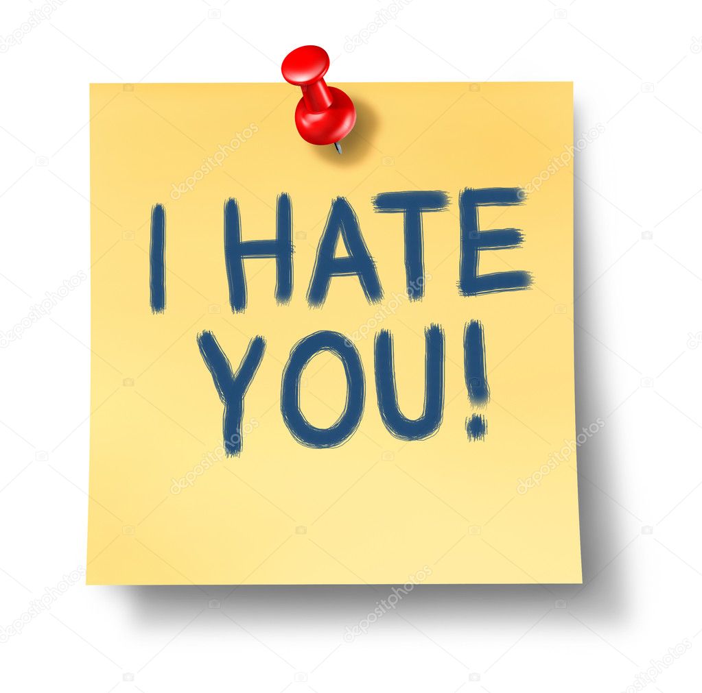 I hate you Stock Photo by ©lightsource 7269574