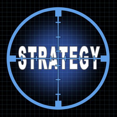 Strategy and focus clipart