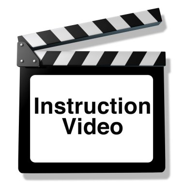 Instruction video clipart