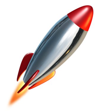 Rocket launch clipart