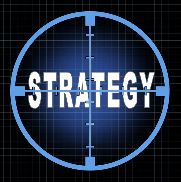 Strategie a zaměření — Stock fotografie