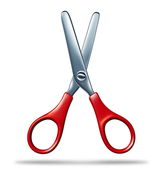 Children school scissors — Stock Photo, Image