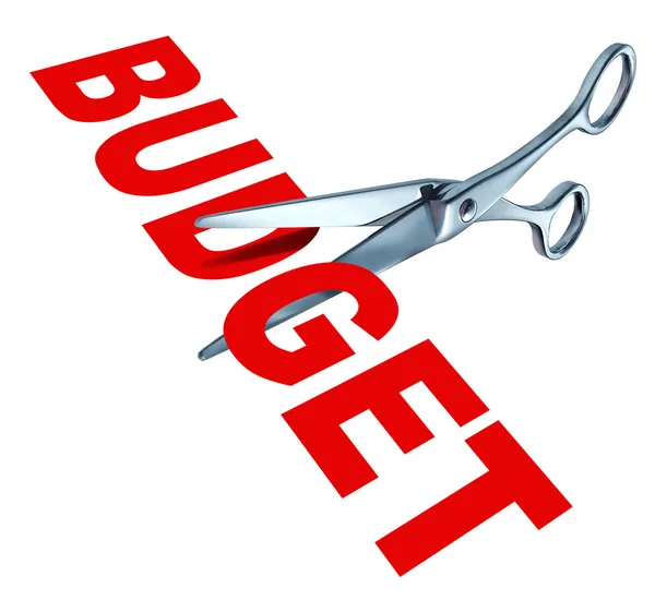 Bezuinigingen op de begroting — Stockfoto