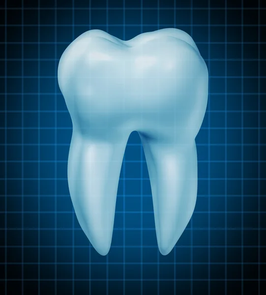 Simbolo dei denti sani — Foto Stock