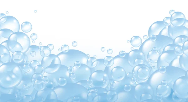 Bubblor skummande badkar suds — Stockfoto
