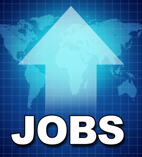 Beschäftigung und neue Arbeitsplätze — Stockfoto