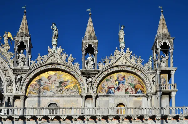 Basilica di san marco, katedrála sv. Marka Benátky — Stock fotografie