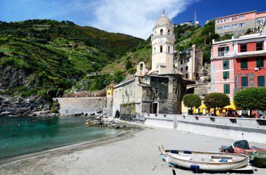 Vernazza köyde cinque terre, İtalya