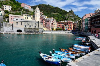 Vernazza köyde cinque terre, İtalya